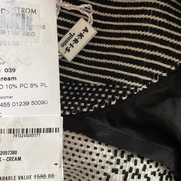 Akris Punto Luxurious Cotton Stretch Coat New With Tags